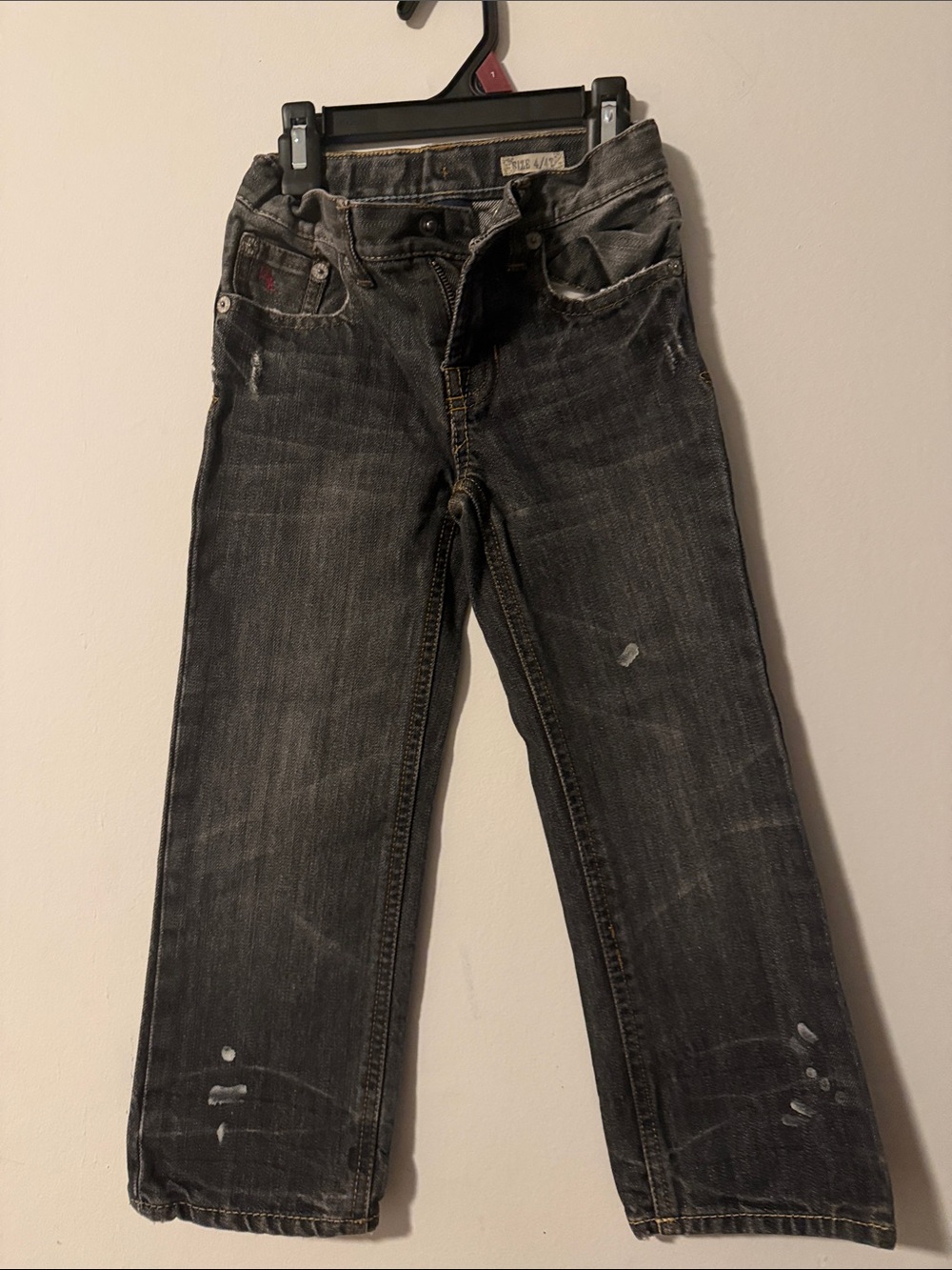 Polo by Ralph Lauren Boys Black Wash Straight Jeans
